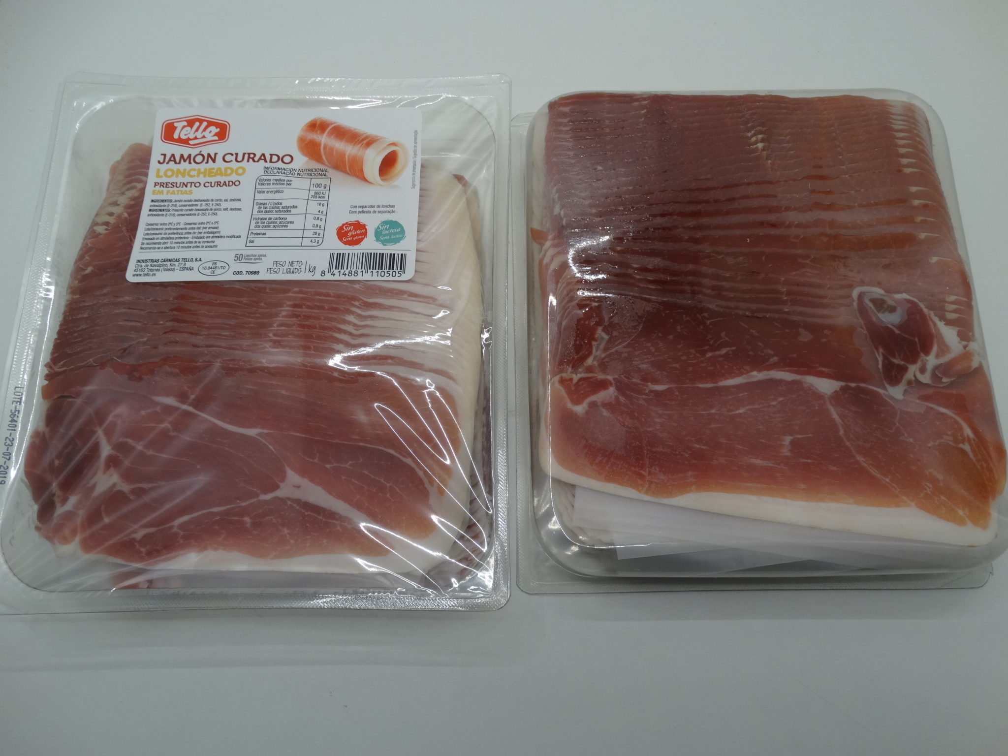 JAMON SERRANO LONCHEAD0 1kg..TELLO DiBurAl